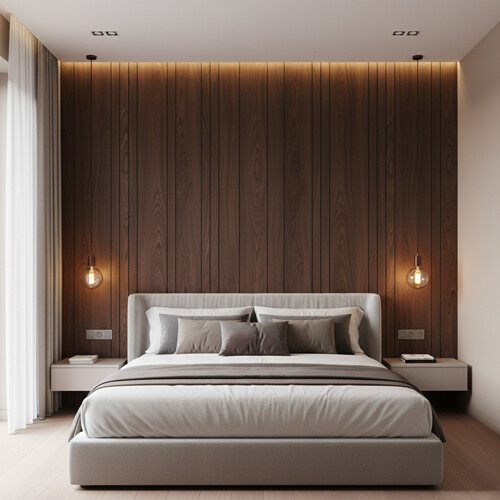 вертикальная укладка ламината на стене